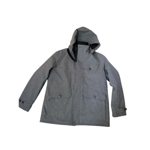 L L Bean 3 In One Coat Size L Gray